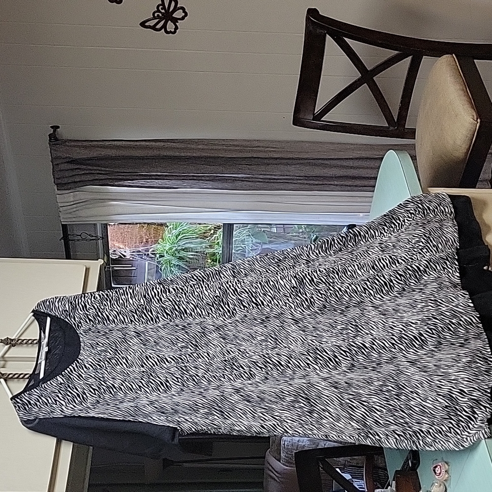 Jessica Taylor zebra print dress